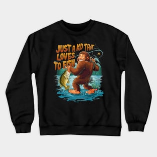 Bigfoots Catch of the Day Crewneck Sweatshirt